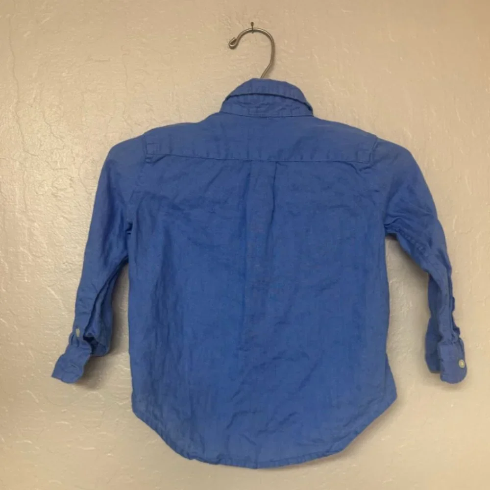 $19 ADD ON ralph lauren linen button-down 2T Zara Janie and Jack‎ Mini Boden